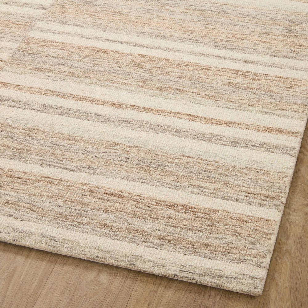 Chris Loves Julia x Loloi Chris 2&#39; x 5&#39; Ivory and Clay Area Rug, , large
