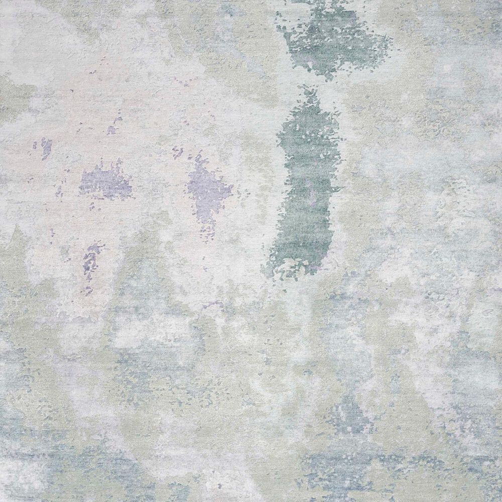 Nourison Silk Shadows 5&#39;6&quot; x 7&#39;5&quot; Blue and Green Area Rug, , large