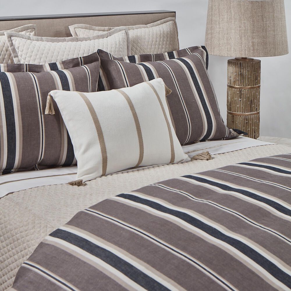 Ann Gish Art Of Home 3-Piece Queen Deck Stripe Duvet Set In Neutrals, , large
