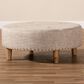 Baxton Studio Vinet Cocktail Ottoman in Beige, , large