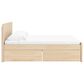Ashley Onita Queen Panel Platform Bed with 2 Side Storage in Natural, , large
