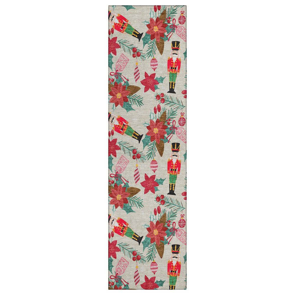 Dalyn Rug Company Wonderland WN30 2"3" x 7"6" Beige Indoor/Outdoor Runner, , large