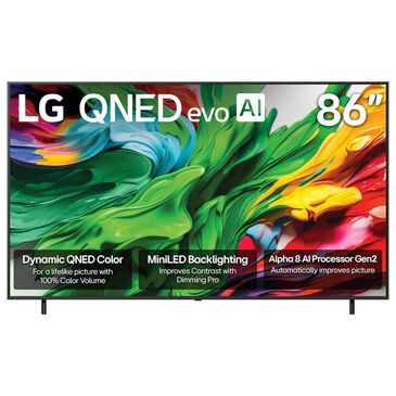 LG 86" Class QNED85A Series evo AI Mini LED 4K Ultra HD in Black - Smart TV, , large