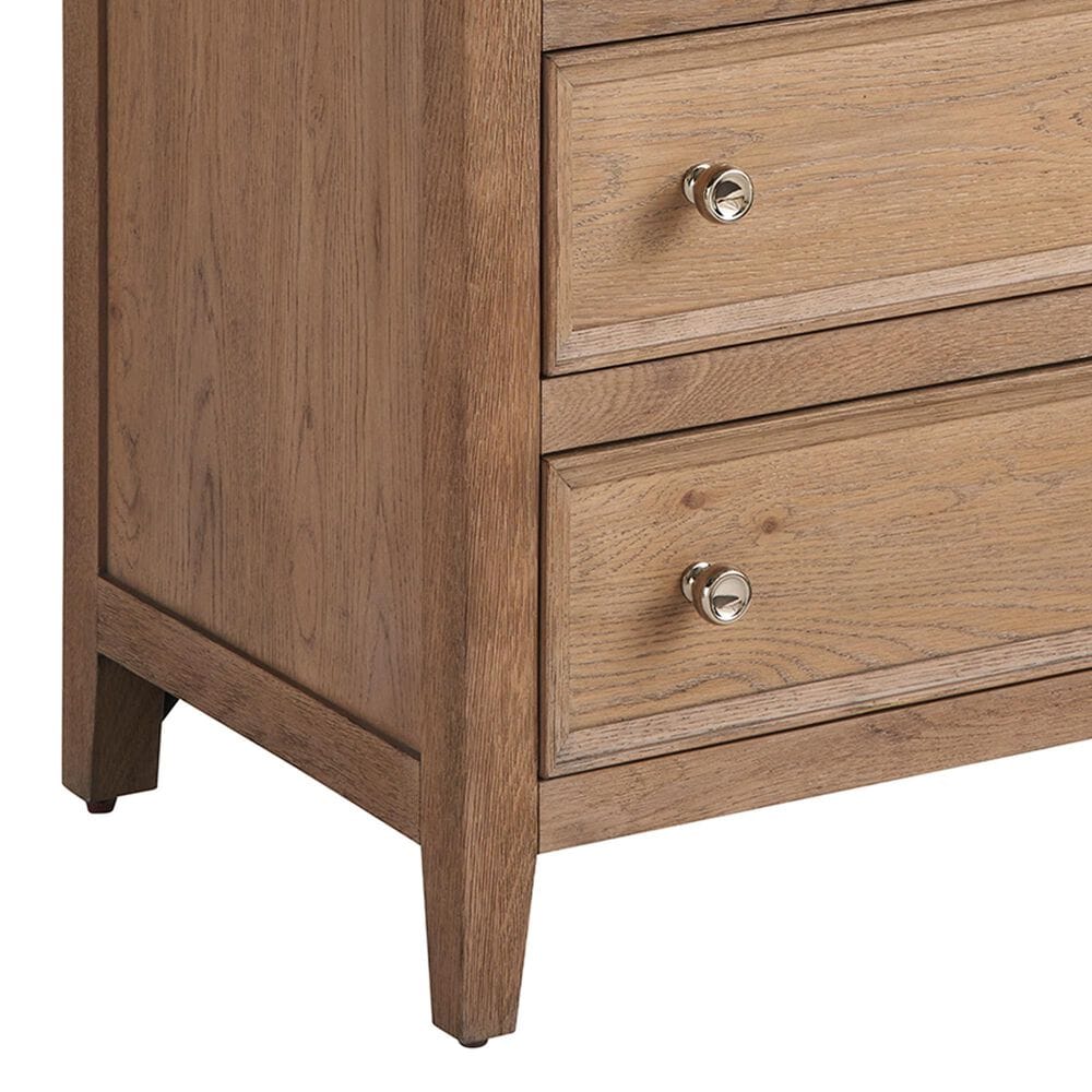 Universal Furniture Weekender King Canopy Bedroom with Two Nightstands in Natural and Sand Dune, , large
