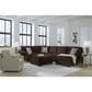 Ashley Kimlee Oversized Accent Ottoman in Chocolate Brown, , large