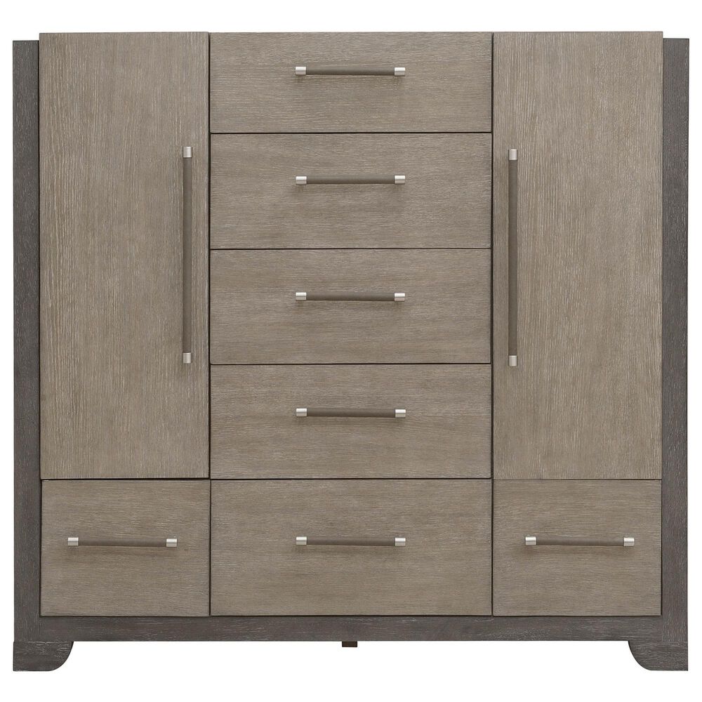 Nicolette Home Anderson Park Dark 7-Drawer Chest in Moose Trail and Frontier Brown, , large