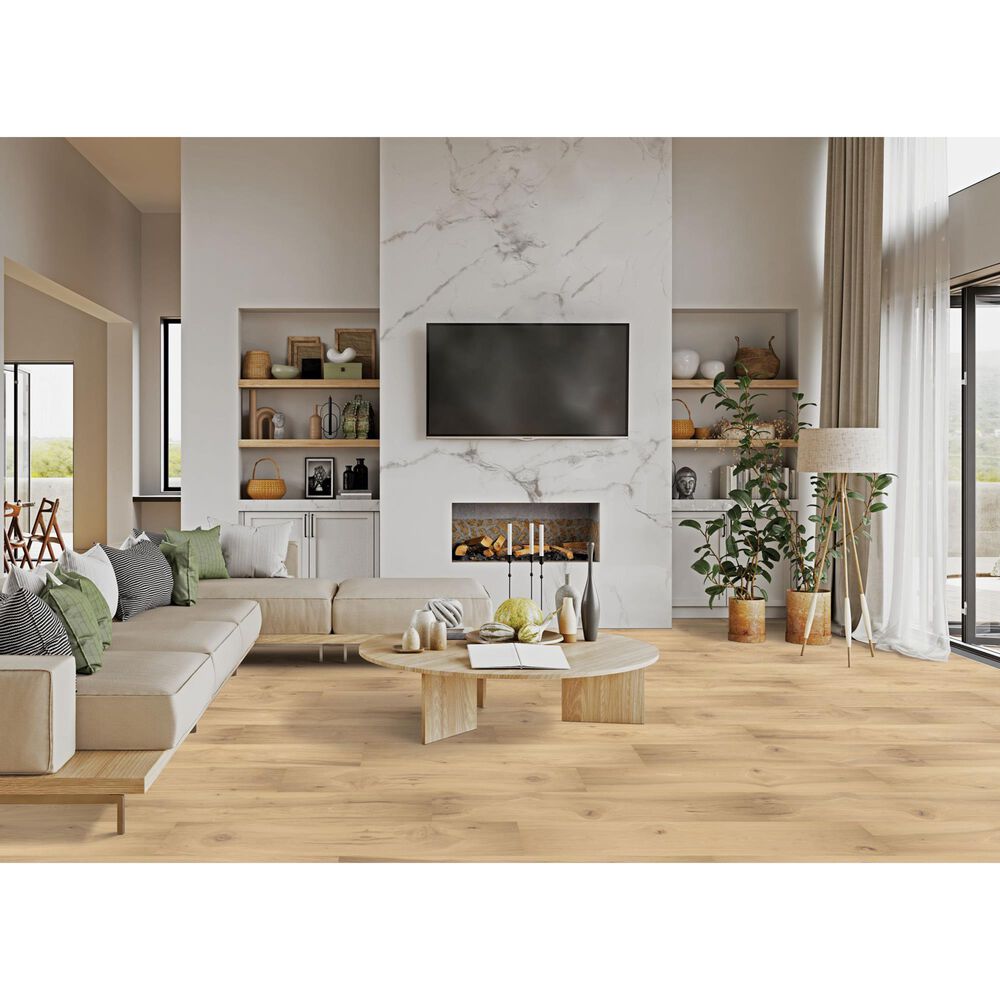 Karastan Farrington Crest Basket Hickory 8&quot; x 54&quot; Laminate, , large