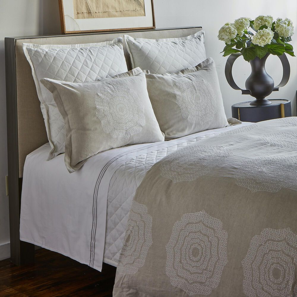 Ann Gish Art Of Home 3-Piece Queen Colette Duvet Set In Natural, , large