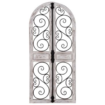 Maple and Jade 52" x 24" Vintage Wall Decor in Grey, , large