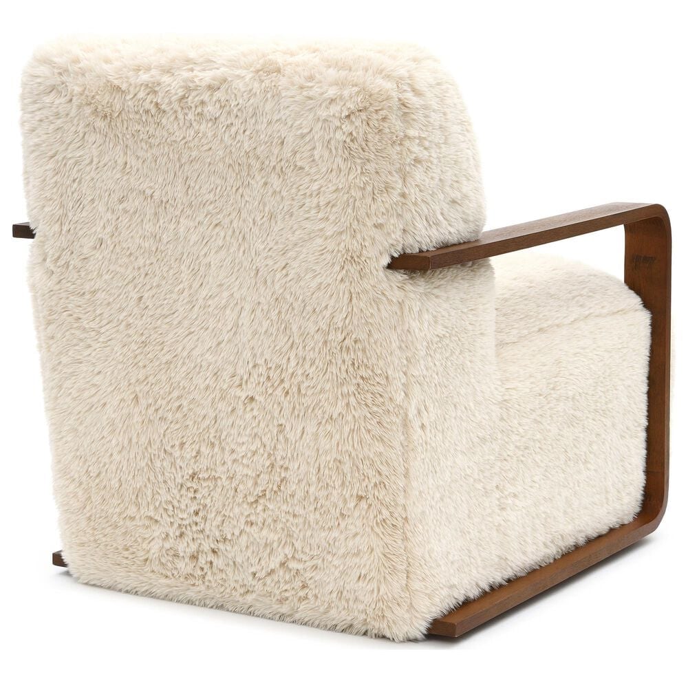 Furniture of America Neyra Short- Haired Accent Chair in Beige, , large