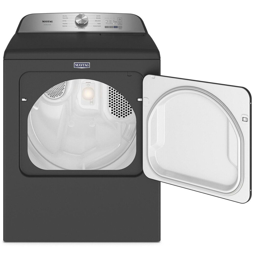 Maytag Pet Pro Top Load Washer and Electric Dryer Laundry Pair in Volcano Black, , large