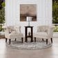 Jennifer Taylor Home Katherine Accent Chair in Sky Neutral Beige, , large