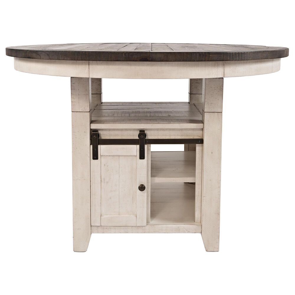 Waltham Madison County Adjustable Height Round Dining Table in Vintage