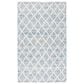 Safavieh Natura NAT711B 5" x 8" Ivory and Blue Area Rug, , large
