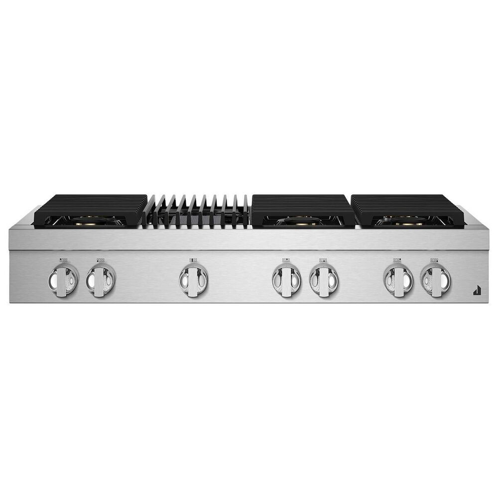 JennAir 48" Noir Professional Gas Rangetop in Stainless Steel, , large