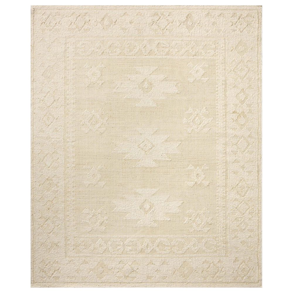 Loloi Alara ALR-01 Ivory and Natural 5"6" x 8"6" Area Rug, , large