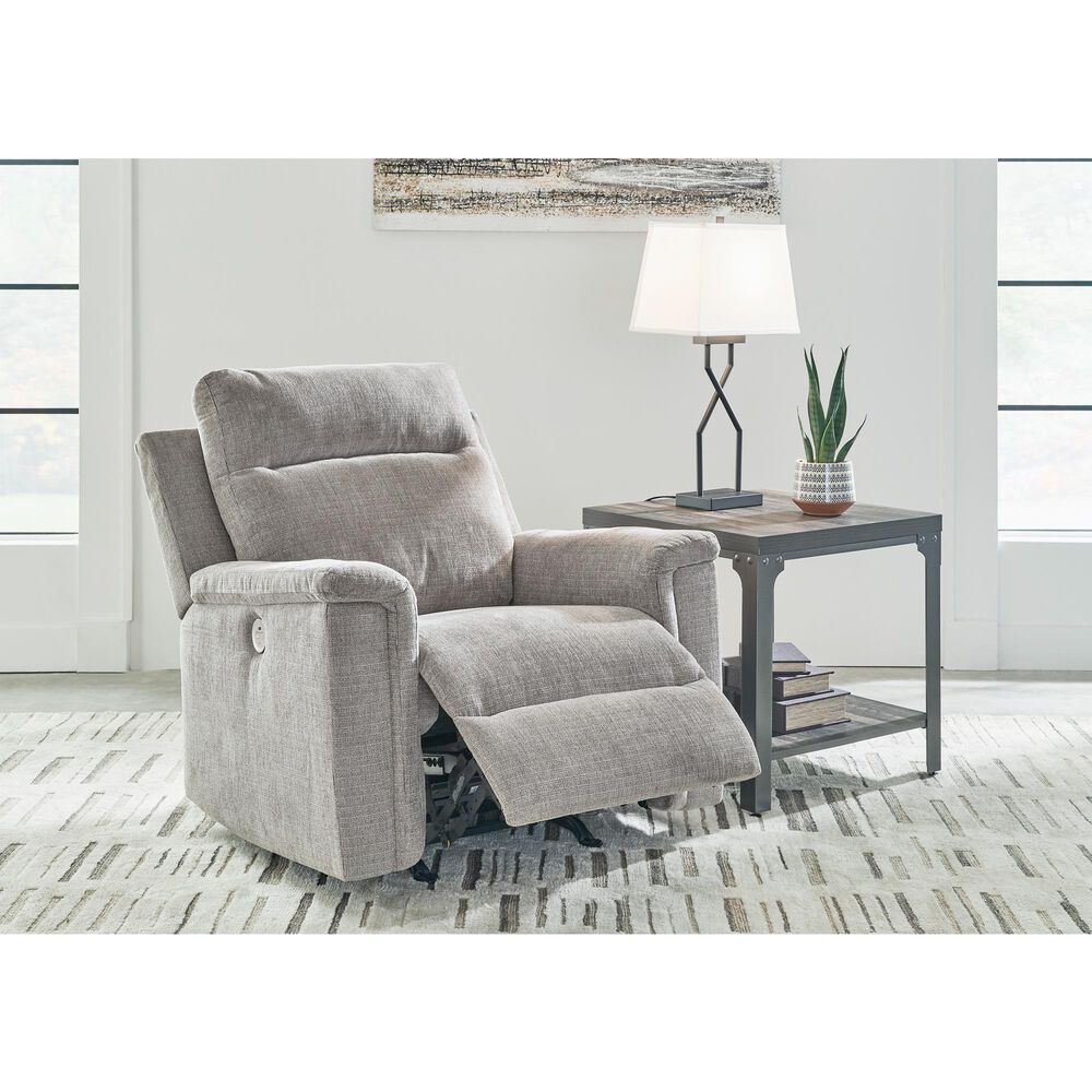 Ashley Barnsana Power Recliner in Ash, , large