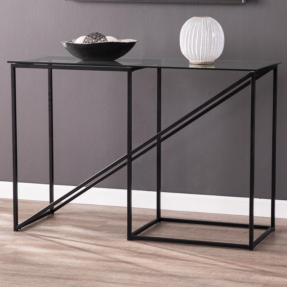Southern Enterprises Ploxton Console Table in Black, , large