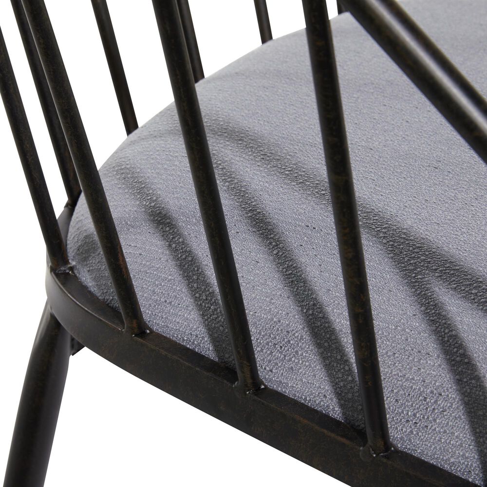 Maple and Jade Arm Chair in Black, , large