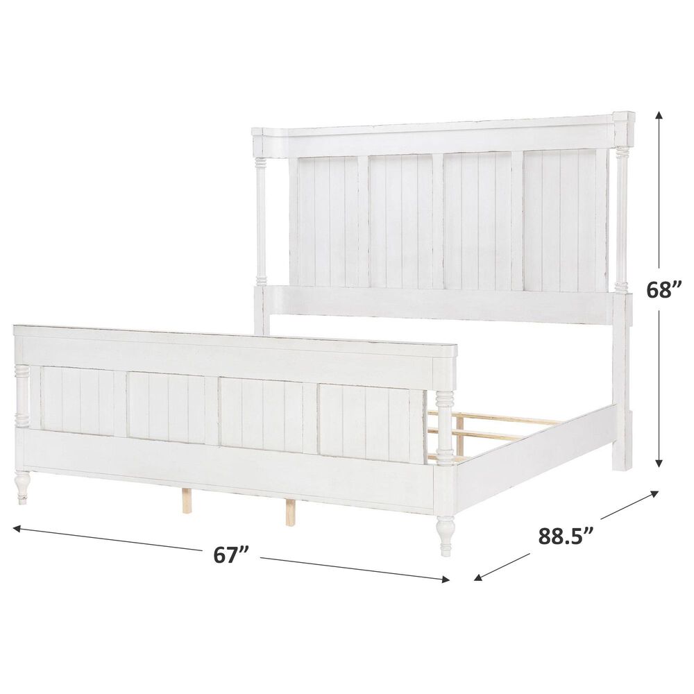Legacy Classic Vintage Market Queen Shelter Bed in Picket Fence, , large