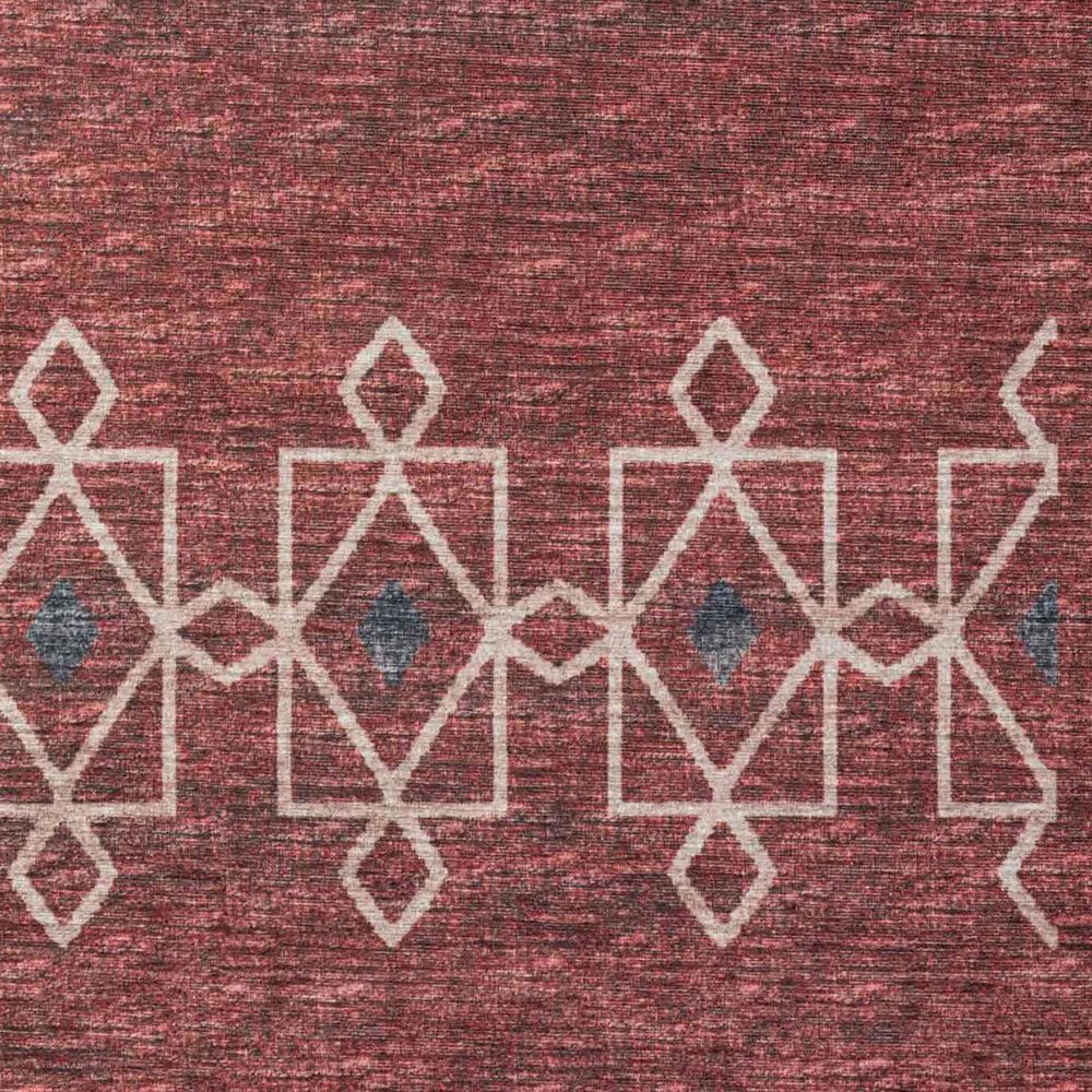 Dalyn Rug Company Sedona Southwestern 10&#39; Round Paprika Indoor/Outdoor Area Performance Rug, , large