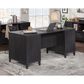 Sauder Tiffin Line Executive Desk in Raven Oak, , large