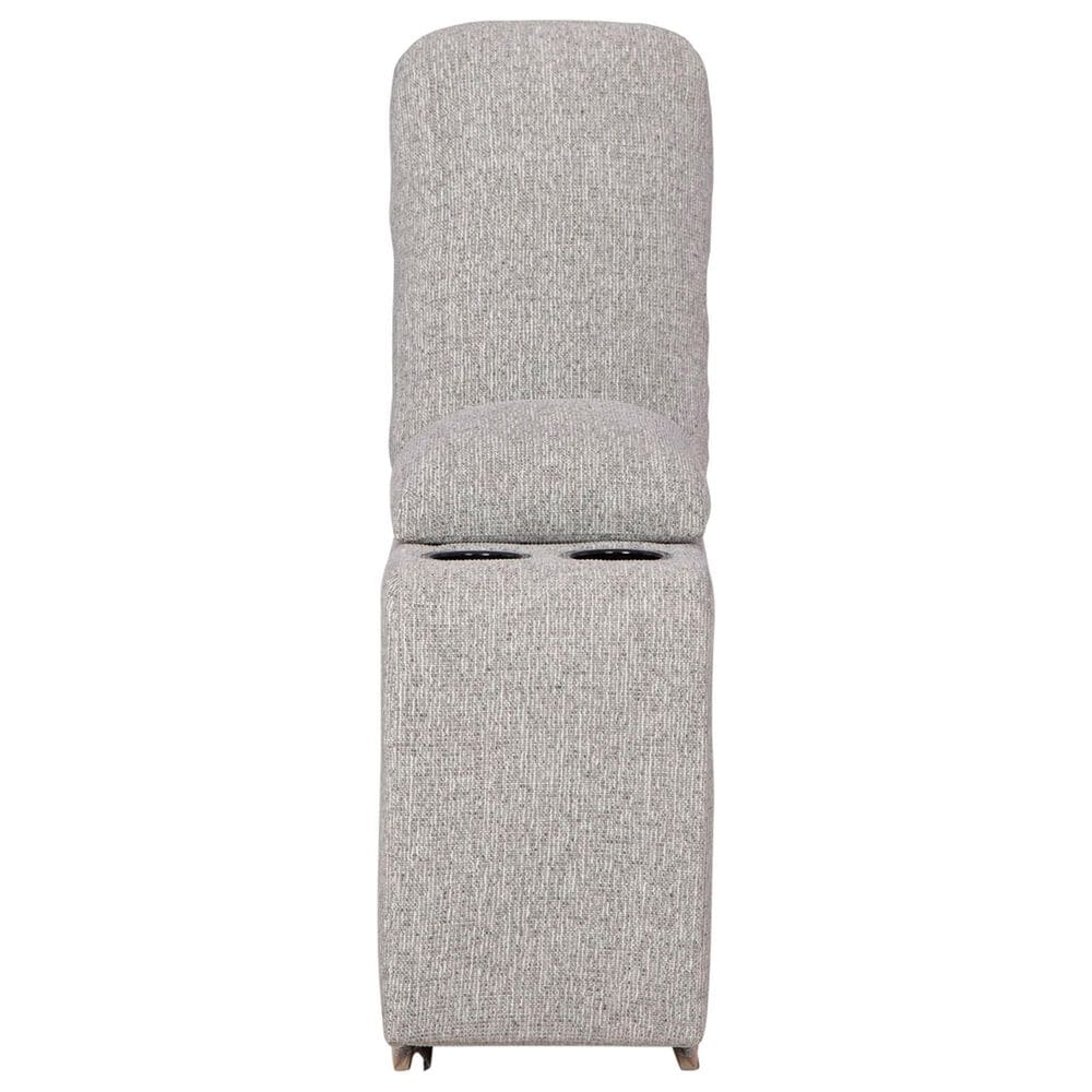 Ashley Acklen Place 3-Piece Power Symmetrical Reclining Sectional Loveseat with Console in Pewter, , large