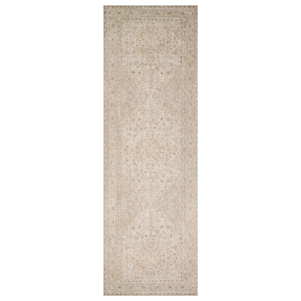 Loloi Loren LQ-03 2"6" x 7"6" Sand and Taupe Runner, , large