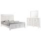 New Heritage Design Andover 3 Piece King Bedroom Set in White, , large