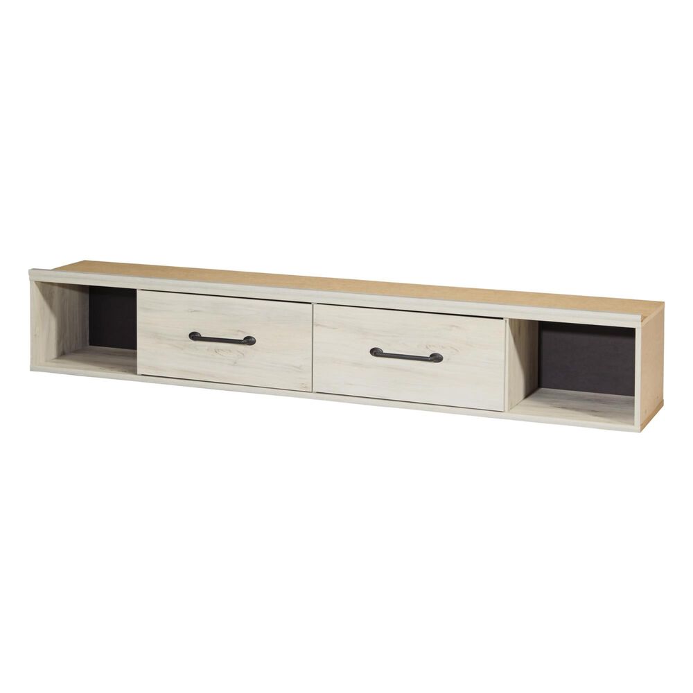 Ashley Cambeck King Storage Bed in Whitewash, , large