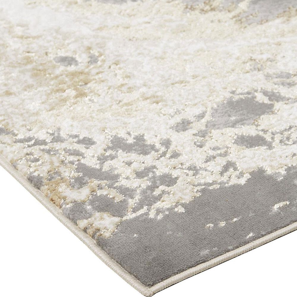 Feizy Rugs Aura 12&#39; x 18&#39; Beige, Gray and Gold Area Rug, , large