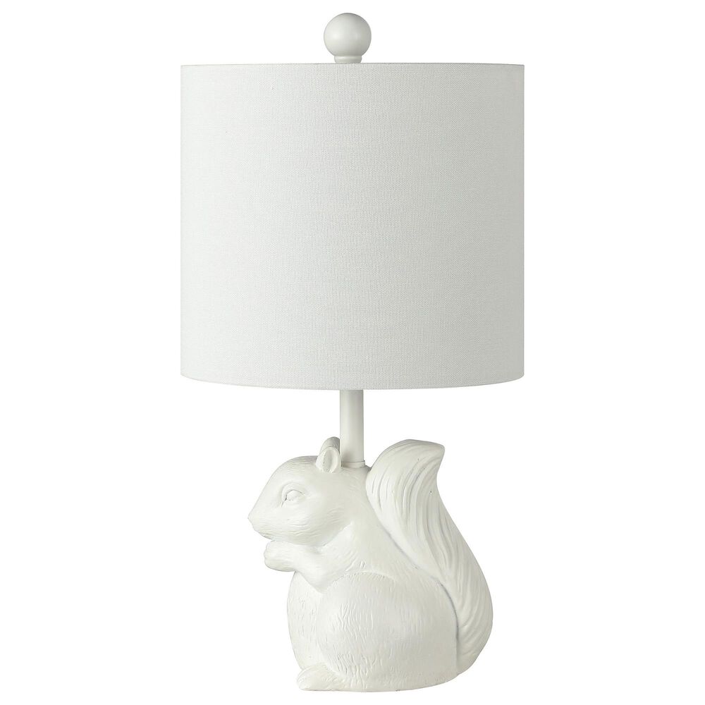 Safavieh Sunny Squirrel Table Lamp in White, , large