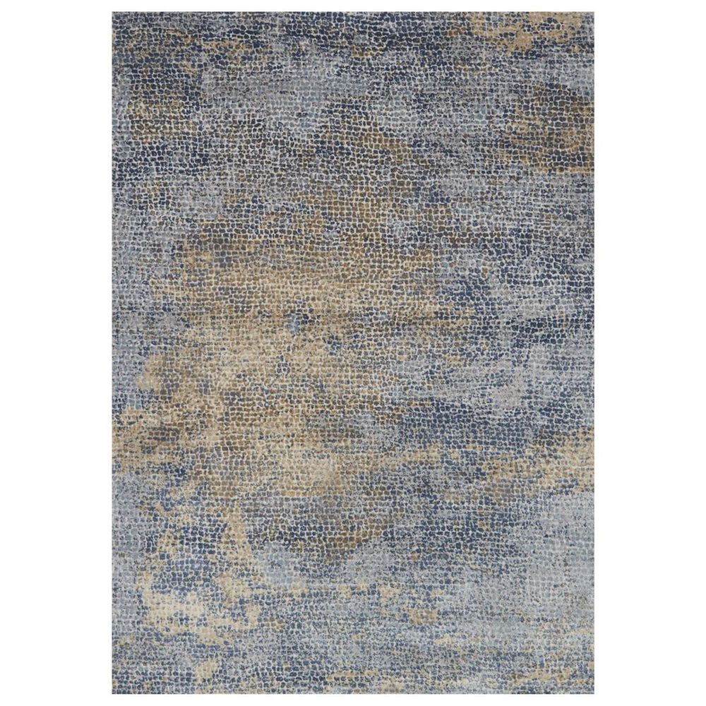 Loloi Patina PJ-05 3"7" x 5"7" Ocean and Gold, , large