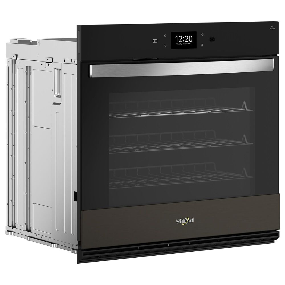 Whirlpool 30&quot; Single Smart Wall Oven with Air Fry in Black Stainless Steel, , large