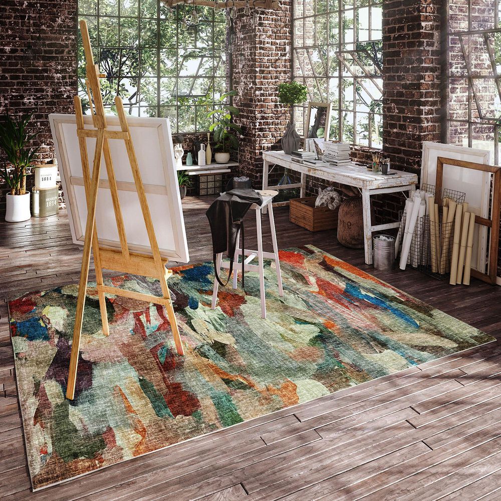 Dalyn Rug Company Boca Paprika 6&#39;6&quot; x 9&#39;6&quot; Area Rug, , large