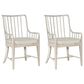 Hooker Furniture Serenity Bimini Arm Chair in Whitewashed Oak (Set of 2), , large