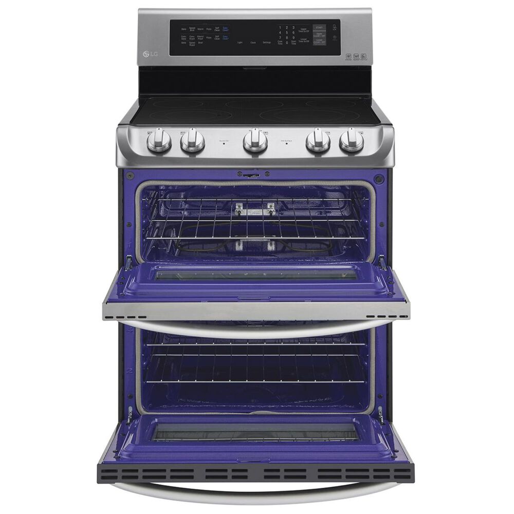 LG 7.3 Cu. Ft. Freestanding Electric Double Oven Range with Ceramic Top in Stainless Steel, , large