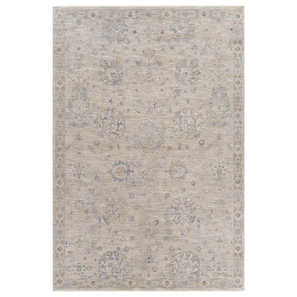 Surya Avant Garde 6"7" x 9"6" Gray, Beige and Denim Area Rug, , large
