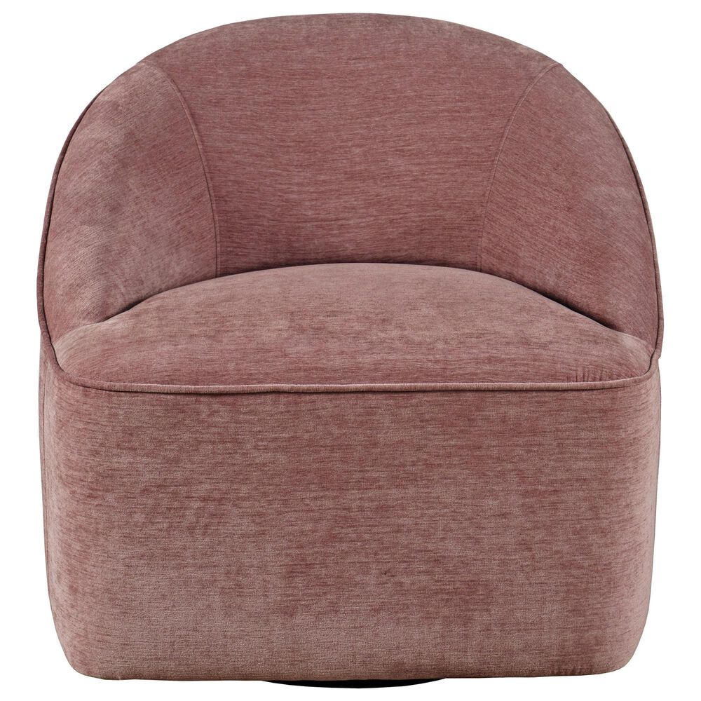 Waltham Lulu Swivel Accent Chair in Lilac, , large
