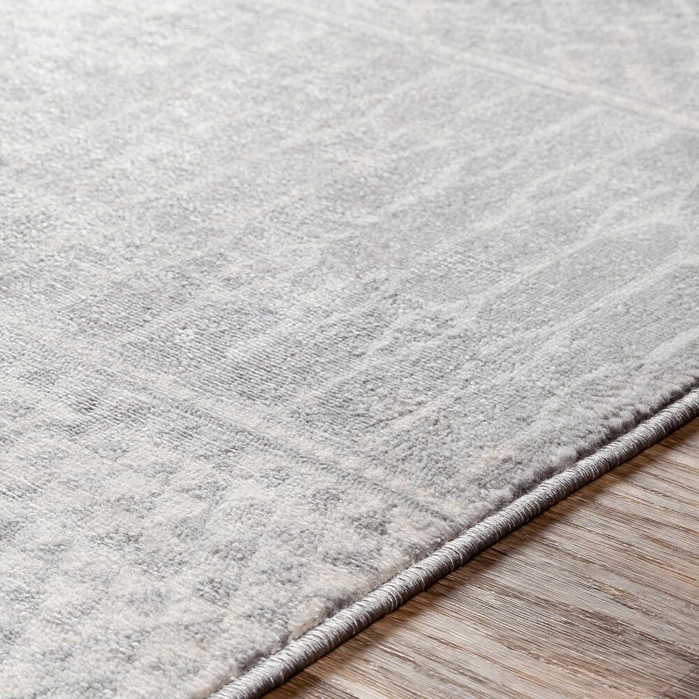 Surya Monaco MOC-2304 7&#39;9&quot; x 10&#39;3&quot; Silver, Gray and Cream Area Rug, , large