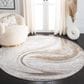 Safavieh Orchard ORC617 6"7" Round Grey and Gold Area Rug, , large