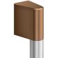 Fisher & Paykel 36" Professional Round Flush Handle Kit for Integrated Refrigerator Freezer in Stainless Steel and Dark Copper, , large