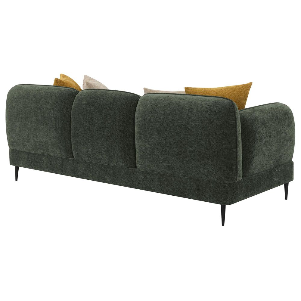 Coaster Jade Stationary Sofa in Green, , large