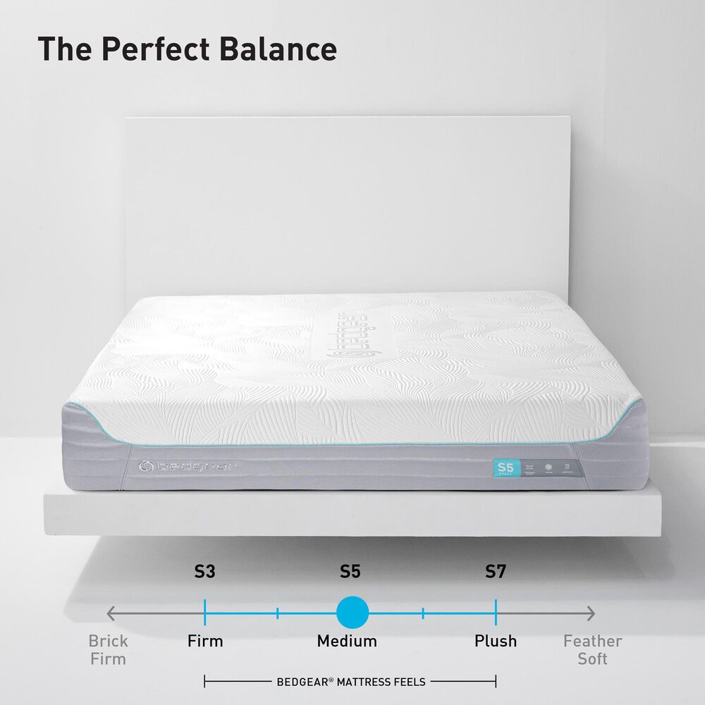 Bedgear S5 LS Medium California King Mattress in a Box, , large