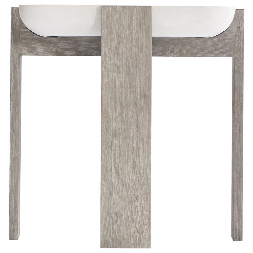 Bernhardt Gooding Side Table in Sand Grey and Flint, , large