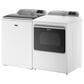 Maytag 5.4 Cu. Ft. Top Load Washer and 7.4 Cu. Ft. Gas Dryer with WiFi Laundry Pair in White, , large