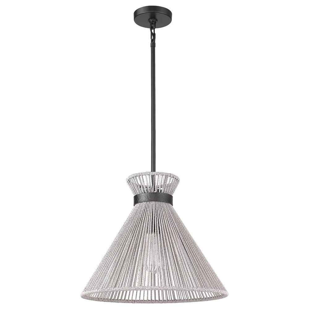 Golden Lighting Avon Medium Pendant in Matte Black, , large