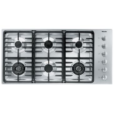 Miele 42" Stainless Steel Gas Cooktop with 6 Sealed Burners, , large