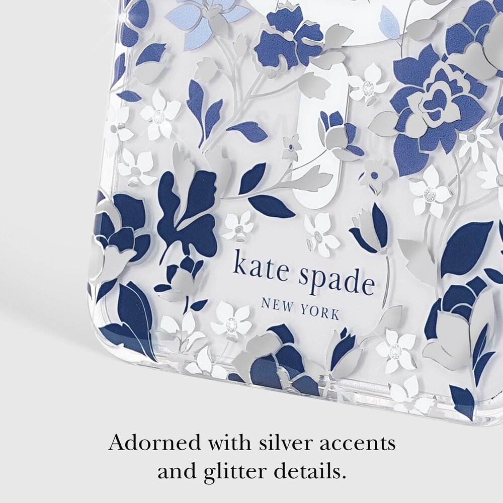 Kate Spade Protective Case with Magnet for Samsung Galaxy S26 in Flowerbed Blue, , large