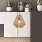 Golden Lighting Valentina Medium Pendant in Matte Black, , large